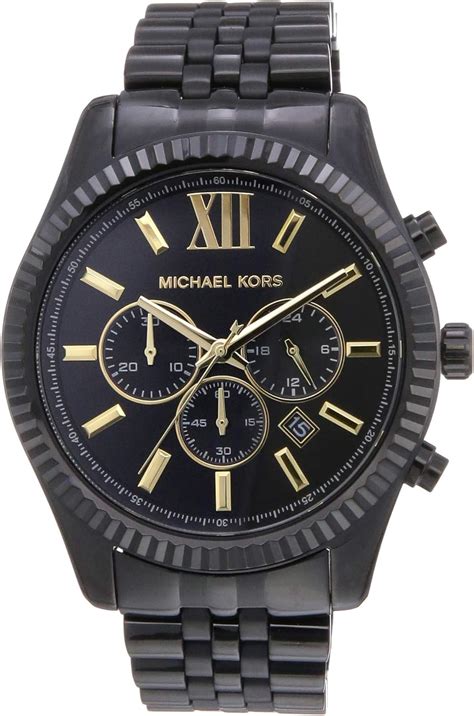 michael kors lexington black|Michael Kors lexington chronograph watch.